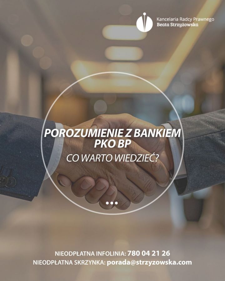 Porozumienie z bankiem PKO BP - co należy wiedzieć?